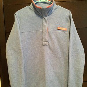 Fleece Columbia Quarter Button-Up